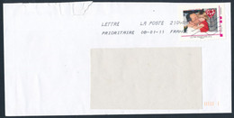 France-MonTimbraMoi - Photo Privée - Père Et Enfant - YT MTAM1 Sur Lettre Du 08-01-2011 - Cartas & Documentos