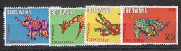 EDY 432 - BOTSWANA 1970 , Quattro Valori Integri  ***  Natale Christmas - Botswana (1966-...)