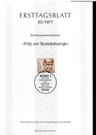 Bund 1977: Mi.-Nr. 942  ETB 20/1977:   Von Bodelschwigh     (B014) - 1974-1980