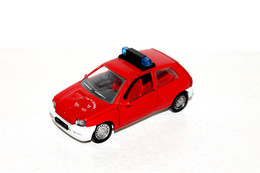 SOLIDO - RENAULT CLIO - VOITURE POMPIER - 1/43 - CENTRE DE SECOURS N°3 ST TROPEZ - AUTOMOBILE MINIATURE (2811.14) - Solido