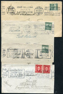 CZECHOSLOVAKIA 1928-33 Four Covers With Different Slogan Postmarks, Brno Datestamps. - Covers & Documents