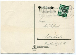 DANZIG 1939 Overprinted Issue ("Abshiedsausgabe") 10 Rpf. On Oostcard.  Michel DR 720, Scarce As A Single Franking. - Briefe U. Dokumente