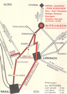 Wittlingen / Krs. Lörrach / Gasthof "zum Hirschen" (D-A383) - Lörrach