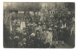 Rousselare    Roeselare   Rodenbachsfeesten 22 Oogst 1909 N° 13  Groep Rederijkers - Roeselare