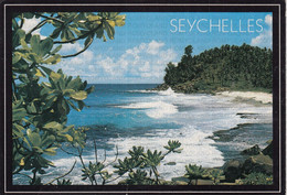 CARTOLINA  POLICE BAY,SEYCHELLES,VIAGGIATA 1987 - Seychellen