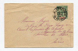 !!! NOUVELLE CALEDONIE, ENTIER POSTAL DE NOUMEA DE 1894 POUR PARIS - Briefe U. Dokumente