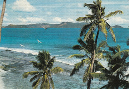 CARTOLINA  PROSLIN FROM ARIDE ISLAND,SEYCHELLES,VIAGGIATA 1982 - Seychelles