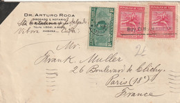 CUBA Lettre 1933 Pour La France Flamme BUY CUBAN SUGAR - Brieven En Documenten