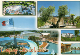 Delcampe - - 14 - SAINT-AUBIN. - CAMPING DE LA CÔTE DE NACRE **** - Photo: F. GODARD. - Scan Verso - - Saint Aubin