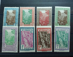 Océanie 1929 Série Taxe 10-17, 8 Val * Charnière MH - Impuestos