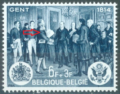 BELGIUM - 1964 - MNH/***LUXE - ECUSSON EPAULETTE 4ième PERSONNE DE GAUCHE - COB 1286 Luppi V10 - Lot 25476 - Altri & Non Classificati