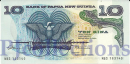 PAPUA NEW GUINEA 10 KINA 1985 PICK 7 UNC - Papouasie-Nouvelle-Guinée