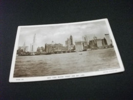 NEW YORK WATER FRONT AND SKY LINE FALL RINE LINE NAVE SHIP USA - Transport