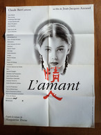 AFFICHE CINEMA ORIGINALE FILM 1992 L'AMANT JANE MARCH TONY LEUG XIEM MANG 790MMX583MM DE JEAN JACQUES ANNAUD - Affiches & Posters