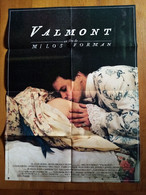 AFFICHE CINEMA ORIGINALE FILM 1989 VALMONT COLIN FIRTH ANNETTE BENING MEG TILLY 783MMX585MM DE MILOS FOREMAN - Affiches & Posters