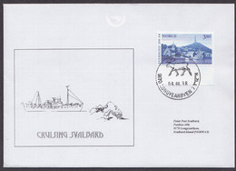 NORVEGE ENVELOPPE EGERSUND POLAR POST SVALBARD 1998 - Covers & Documents