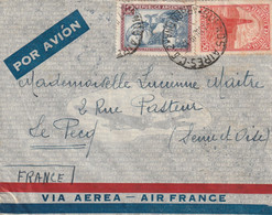 ARGENTINE Lettre BUENOS AIRES 1939 Pour La France Enveloppe VIA AEREA - AIR FRANCE - Lettres & Documents