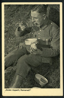 AK „Guten Appetit, Kamerad!“,29.2.1940 (im Westen),Wehrmacht-Bildserie,Oberkommando Wehrmacht - Guerre 1939-45