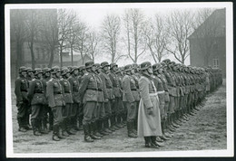 Foto Kompagnie Im 2. Weltkrieg Beim Appel, Befehlsausgabe - Guerre 1939-45