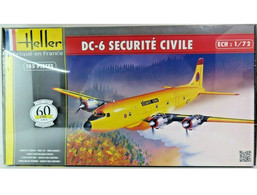 Heller - DC-6 SECURITÉ CIVILE Maquette Kit Plastique Réf. 80330 NBO Neuf 1/72 - Vliegtuigen