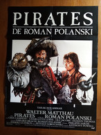 AFFICHE CINEMA ORIGINALE FILM 1986 PIRATES WALTER MATTHAU CRIS CAMPION OLU JACOBS 783MMX580MM DE ROMAN POLANSKY - Affiches & Posters