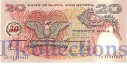 PAPUA NEW GUINEA 20 KINA 2001 PICK 27 POLYMER UNC - Papua Nueva Guinea