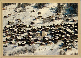 Ayer Valais Winter View Snow Switzerland Schweiz Suisse  K002 - Ayer