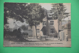 Auby-sur-Semois 1909: Villa Mariette , Annexe De L'hôtel De La Grotte, Animée - Bertrix