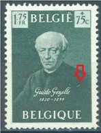 BELGIUM - 1949 - MNH/***LUXE - GRIFFE BLANCHE DANS LA CHEMISE - COB 813 Luppi V9 - Lot 25483 - Altri & Non Classificati