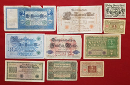 10 Billets   Allemand - Allemagne   - Billet - Sonstige & Ohne Zuordnung