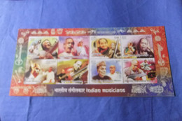 India 2014 Michel 2840 - 2847 India 2014 Michel Block 124 Musiker MNH - Blocks & Sheetlets