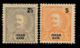 ! ! Inhambane - 1903 D. Carlos 2 1/2 & 5 R - Af. 15 & 16 - MH - Inhambane