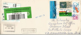 Lettre Recommandée Mexique Adressée à  POSTMASTER.GEORGETOWN.ASCENSION ISLAND.(South-Atlantic Ocean)2008 - Mexiko