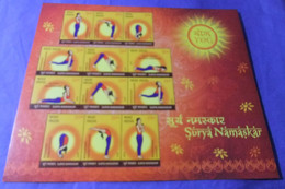 India 2016 Michel Block 139 Surya Namaskar MNH - Blocks & Sheetlets