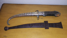 2 Très Ancien Couteau Koumia Maroc Et Touareg, Berbère Art Ethnique Du S - Armes Blanches