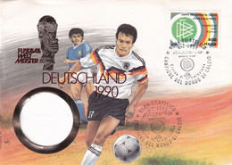 Italy 1990 Cover; Football Fussball Soccer Calcio; FIFA World Cup 1990: Germany World Champion; Weltmeister, No Coin - 1990 – Italie