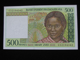 500 Francs 1994 - Ariary  Zato - MADAGASCAR **** EN ACHAT IMMEDIAT **** Proche Du Neuf !!!!!!! - Madagascar