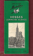 GUIDE Du Pneu MICHELIN  Vert VOSGES LORRAINE ALSACE  Mars 1955  190 Pages - Non Classificati