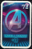 Carte à Collectionner Révèle Ton Pouvoir Marvel 2021 E. Leclerc +3 Intelligence 72 - Other & Unclassified