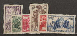 1937 MNH Nouvelle Caledonie Mi 200-05 Postfris** - Ungebraucht