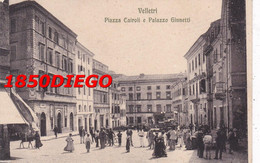 VELLETRI - PIAZZA CAIROLI E PALAZZO GINNETTI F/PICCOLO VIAGGIATA  BELLA ANIMAZIONE - Velletri