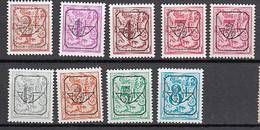 B2	105	Belgie Partij Voorafstempeling ** - Typo Precancels 1967-85 (New Numerals)