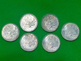 STOCK DI 6 MONETE DA 100 LIRE 50°ANNIVERSARIO 1845/1995 - 100 Lire