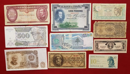 10  Billets  Divers Etranger     - Billet - Other & Unclassified