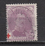 B3	9	Belgie Mi. 109 ʘ - 1918 Rotes Kreuz