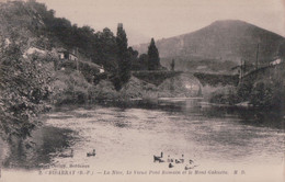 Cpa 64 Bidarray La Nive, Le Vieux Pont Romain Et  Le Mont Gakueta - Bidarray