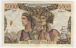 5000 Francs Terre Et Mer - 05/04/1951  -  Alphabet N.67  - Fayette N° 48/4 - 5 000 F 1949-1957 ''Terre Et Mer''