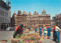 Postcard Belgium Bruxelles Market Place - Markten