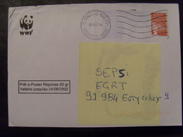 18531- PAP Réponse Luquet, WWF, Agr. 0102507, Obl. Détourné De Son Usage D'origine, Non Taxé, Thème Panda - PAP : Antwoord /Luquet