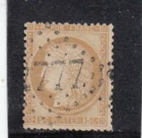 France - Année 1871/75 - Cérès - N°YT 55 - 15c Bistre - Oblitération Losange GC - 1871-1875 Ceres